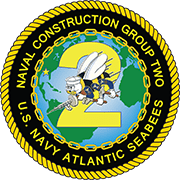 Naval Construction Group Two command sticker NEW