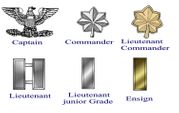 naval Officer  Rank stickers for hardhats