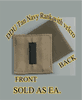 Navy 0-1 Rank for DDU with Velcro 2x2