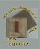 Navy 0-2 Rank for DDU with Velcro 2x2