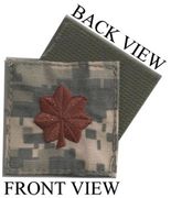 NAVY 0-4 IN ACU RANK Insignia w/ Hook Fastener 