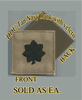 Navy 0-4 Rank for DDU with Velcro 2x2