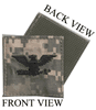 NAVY 0-6 IN ACU RANK Insignia w/ Hook Fastener NAVY 0-6 IN ACU RANK Insignia w/ Hook Fastener
