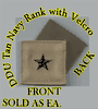 Navy 0-7 Rank for DDU with Velcro 2x2