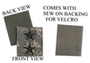 NAVY 0-8 IN ACU RANK Insignia w/ Hook Fastener NAVY 0-8 IN ACU RANK Insignia w/ Hook Fastener