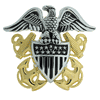 Navy Cap Device - Miniature Officer High Relief     3043850