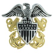 Navy Cap Device - Miniature Officer High Relief     3043850