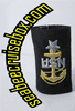 NAVY COLD WEATHER PARKA TAB DEVICE: GOLD EMBROIDERED ANCHOR E8 SENIOR CHIEF PETTY OFFICER