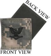 NAVY E-4 IN ACU RANK Insignia w/ Hook Fastener 