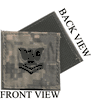 NAVY E-5 IN ACU RANK Insignia w/ Hook Fastener NAVY E-5 IN ACU RANK Insignia w/ Hook Fastener