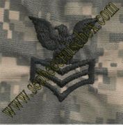 NAVY E-6  IN ACU RANK Insignia 