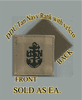 Navy E-7 Rank for DDU with Velcro 2x2