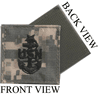 NAVY E-8 IN ACU RANK Insignia w/ Hook Fastener NAVY E-8 IN ACU RANK Insignia w/ Hook Fastener