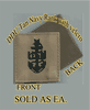 Navy E-8 Rank for DDU with Velcro 2x2