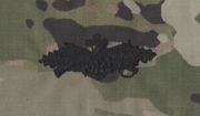 NAVY EMBROIDERED BADGE: Seabee Combat Warfare - EMBROIDERED ON OCP
