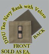 Navy W-03 Rank for DDU with Velcro 2x2