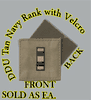 Navy W-04 Rank for DDU with Velcro 2x2
