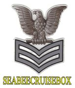 NEW 1st class crow for Seabee hardhats
