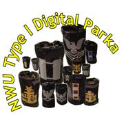 NEW NAVY DIGITAL PARKA Tab Type I