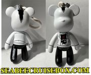only one POPOBE 3" key chain, White shirt Black paints 17