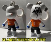 only TWO POPOBE 3" key chain, Team TIDE