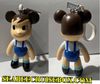 only one POPOBE 3" key chain, Blue paints