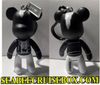 only one POPOBE 3" key chain, Black shirt white paints 17