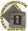 Captain in (OCP) MultiCam Air force RANK ( 0-3 ) Insignia w/ Hook Fastener black Thread
