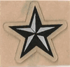 O-7 Brigadier General (1 Silver Star) Hard Hat sticker