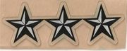 O-9 Lt. General (3 Silver Stars, known as the 3-Star)  Hard Hat sticker