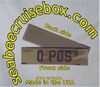 O POS BLOOD TYPE IN BLACK ON MULTICAM TAPE With Velcro