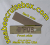 O POS BLOOD TYPE IN SPICE BROWN ON MULTICAM TAPE With Velcro