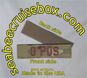 O POS BLOOD TYPE IN SPICE BROWN ON MULTICAM TAPE With Velcro