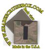 2nd Lieutenant in MultiCam Air force RANK ( 0-2 ) Insignia w/ Hook Fastener black Thread