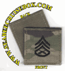 OCP USMC E-6 Staff Sergeant w/ Hook Fastener black Thread