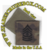 OCP USMC E-8 First Sergeant w/ Hook Fastener black Thread