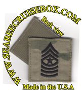 OCP USMC E-9 Sergeant Major w/ Hook Fastener black Thread
