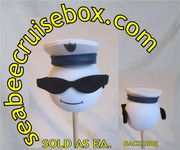 OFFICER, CAR ANTENNA TOPPER BALL - ONE (1) PC