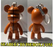 only one POPOBE 3" key chain, Orange ball