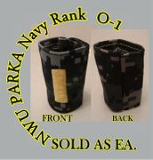 Parka Device embroidered  0-1 ENS, New Navy Digital