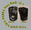 Parka Device embroidered  0-7 Rear Admiral Lower half , New Navy Digital
