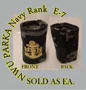 Parka Device embroidered  E-7 Chief , New Navy Digital