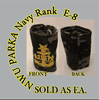 Parka Device embroidered  E-8 Senior Chief, New Navy Digital