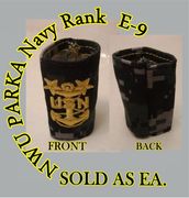 Parka Device embroidered  E-9 Master Chief , New Navy Digital