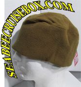 Polar Fleece Watch Caps, Coyote Brown