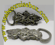 Seabee combat warfare (SCW) key chain