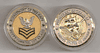 RANK AND NAVY LOGO COINS