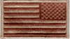 Reversed American Flag Patch (subdued)