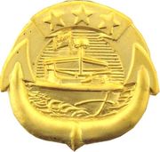 RIVER PATROL small hat pin gold