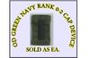 Cap Device 0-2 Lieutenant Junior Grade Navy Embroidered  Subdued Lieutenant Junior Grade